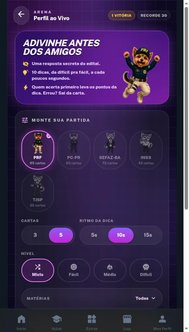 Arena do Wauk: lobby do Perfil ao Vivo